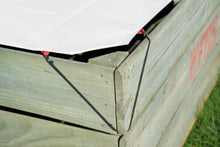 Load image into Gallery viewer, UV and Heat Reflective Fruit Bin Cover with Blackout Coating